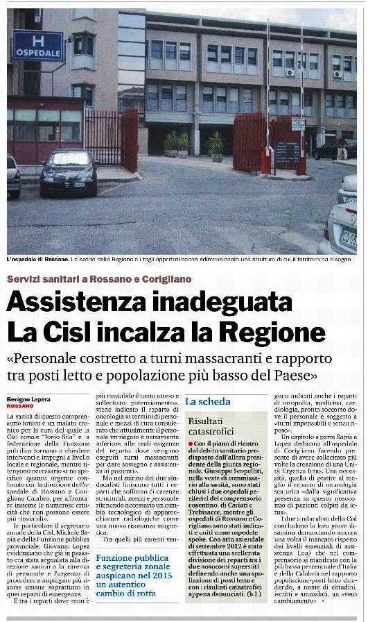 Servizi Sanitari Rossano Corigliano